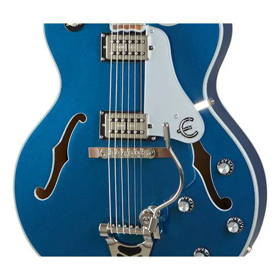 Epiphone Emperor Swingster Electric Guitar - Delta Blue Metallic - Image 7