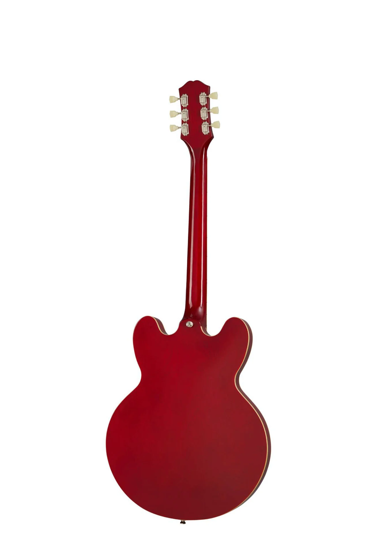 Epiphone ES-335 Semi-Hollow Body Electric Guitar in Cherry - Image 4
