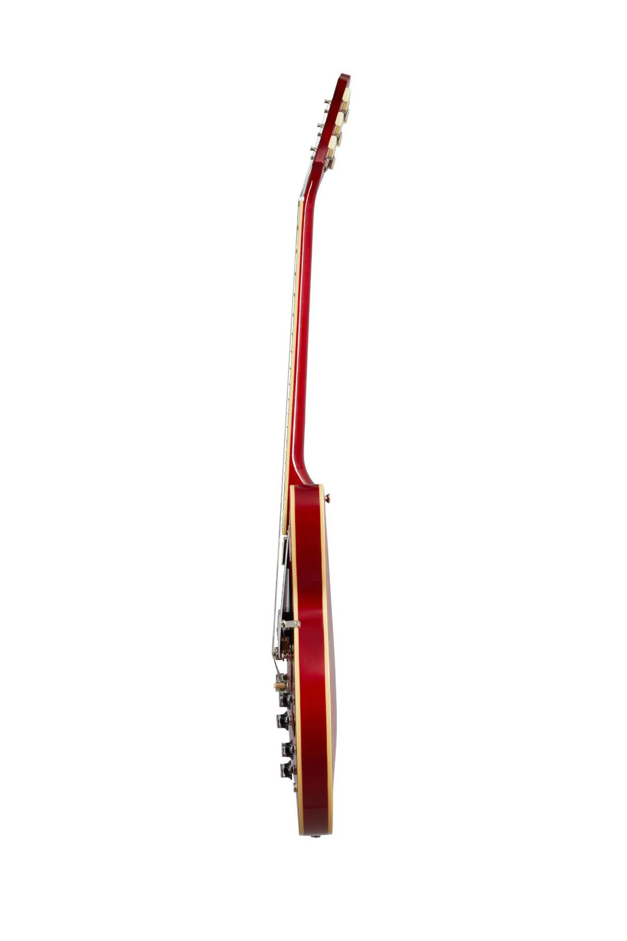 Epiphone ES-335 Semi-Hollow Body Electric Guitar in Cherry - Image 6