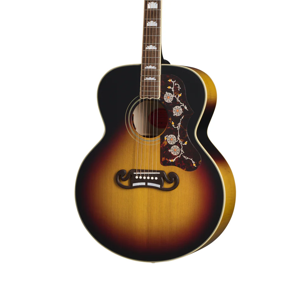Epiphone Inspired by Gibson 1957 SJ-200 In Hard Case Vintage Sunburst - Image 4