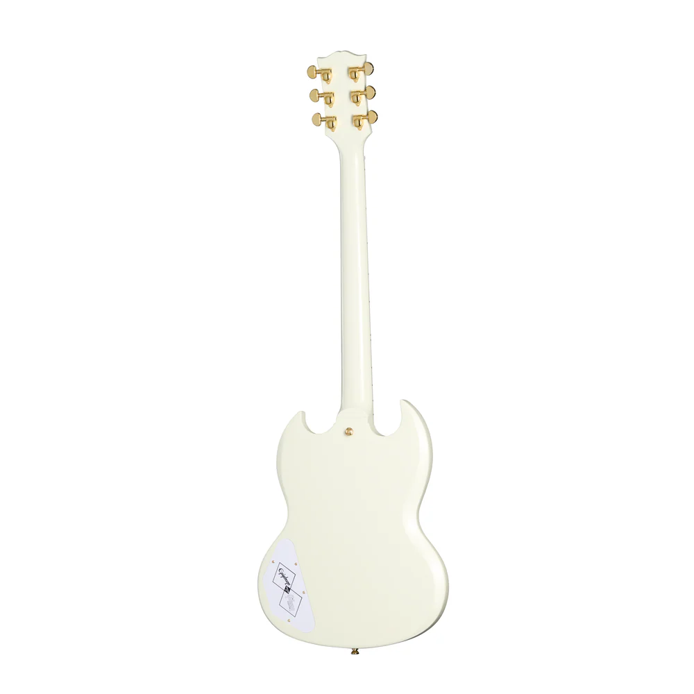 Epiphone Inspired by Gibson 63 Les Paul SG Custom Maestro in White - Image 2