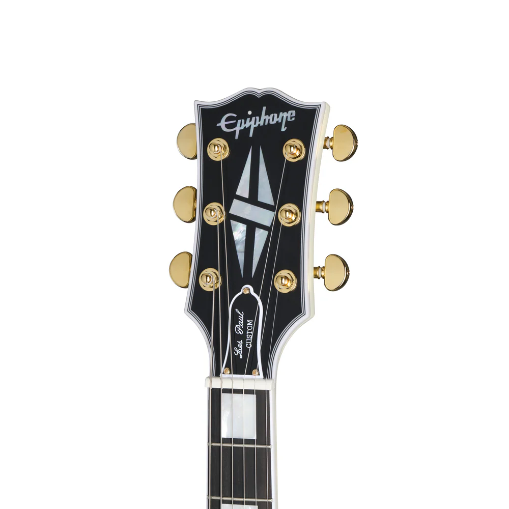 Epiphone Inspired by Gibson 63 Les Paul SG Custom Maestro in White - Image 8
