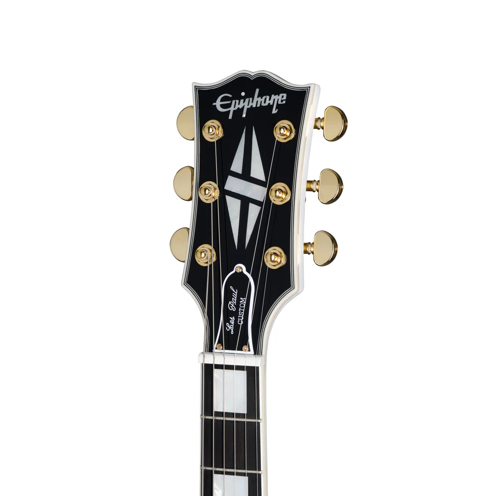 Epiphone Inspired By Gibson Les Paul Custom in Alpine White - Image 6