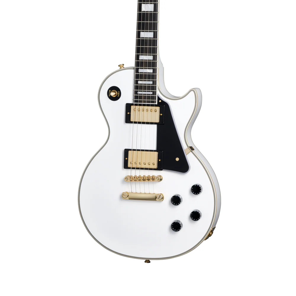 Epiphone Inspired By Gibson Les Paul Custom in Alpine White - Image 7