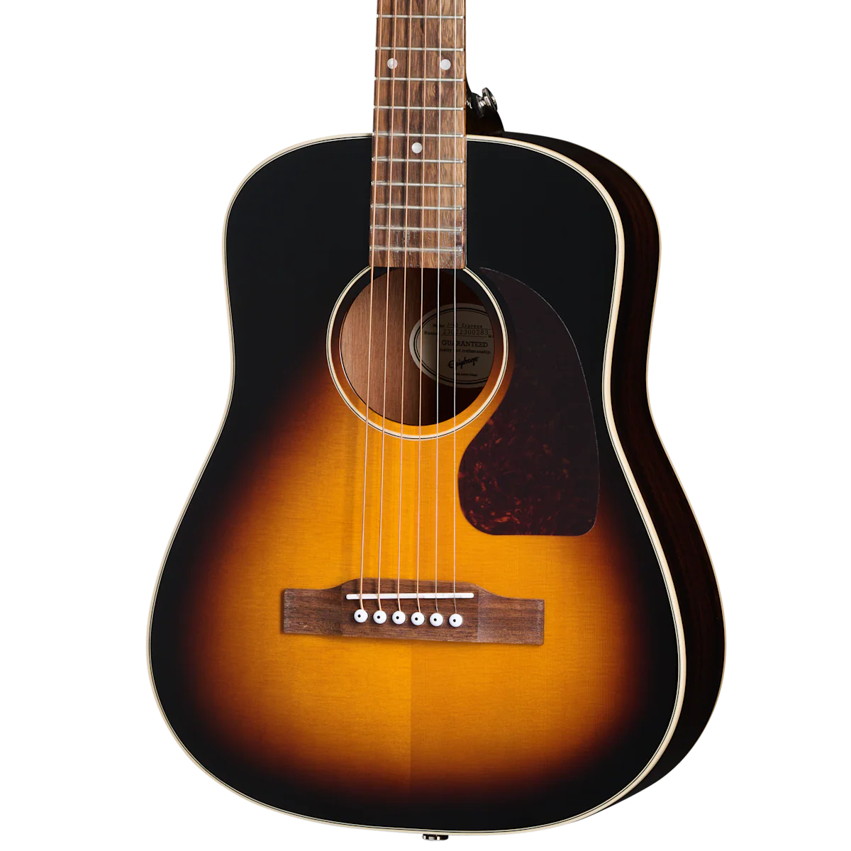 Epiphone J-45 Express Acoustic Guitar w/Gig Bag - Vintage Sunburst - Image 2