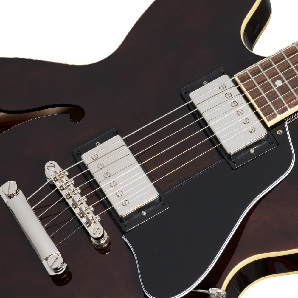 Epiphone Jim James ES-335 Hollowbody Electric Guitar - Seventies Walnut - Image 15