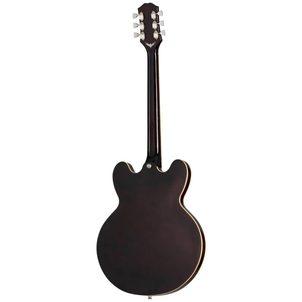 Epiphone Jim James ES-335 Hollowbody Electric Guitar - Seventies Walnut - Image 3