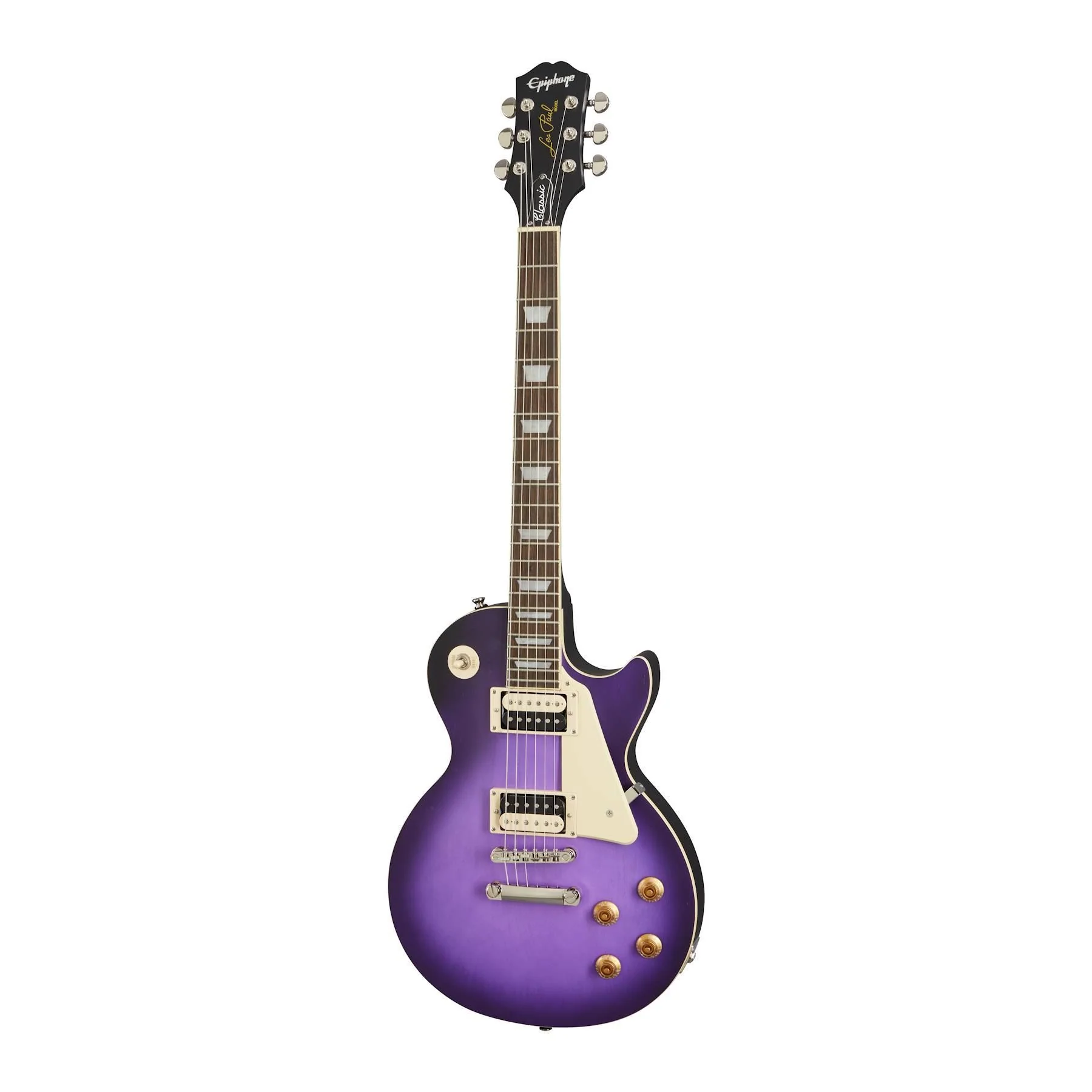 Epiphone Les Paul Classic Electric Guitar - Worn Violet Purple Burst