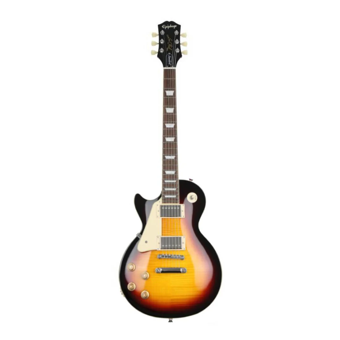 Epiphone Les Paul Standard 50's Left-Handed Electric Guitar in Vintage Sunburst - Image 4