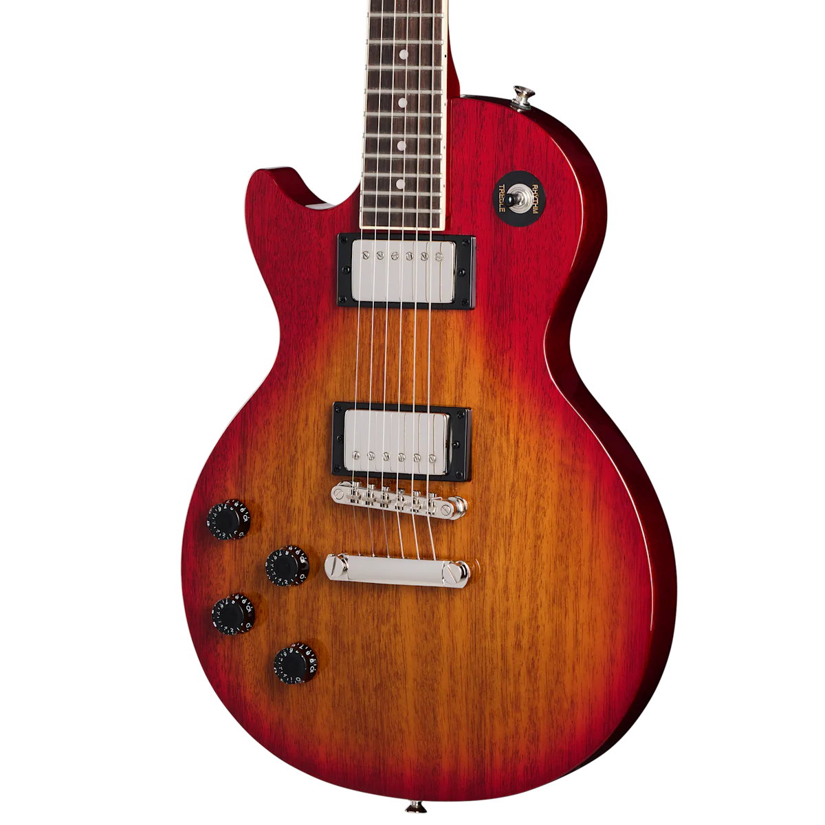 Epiphone Les Paul Tribute Electric Guitar - Hetg Cherry Sunburst (LH) - Image 2