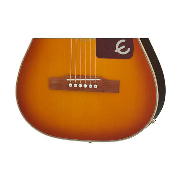 Epiphone Lil' Tex Travel Outfit Acoustic Guitar - Faded Cherry - Image 4