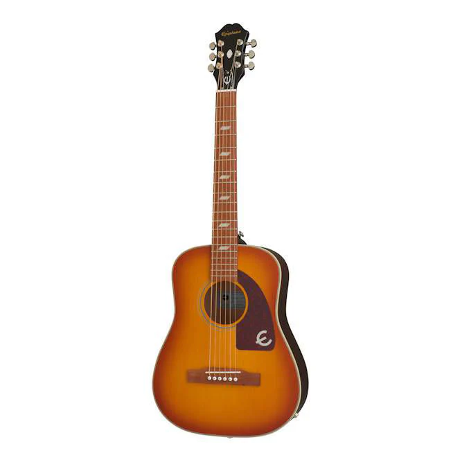Epiphone Lil' Tex Travel Outfit Acoustic Guitar - Faded Cherry - Image 5