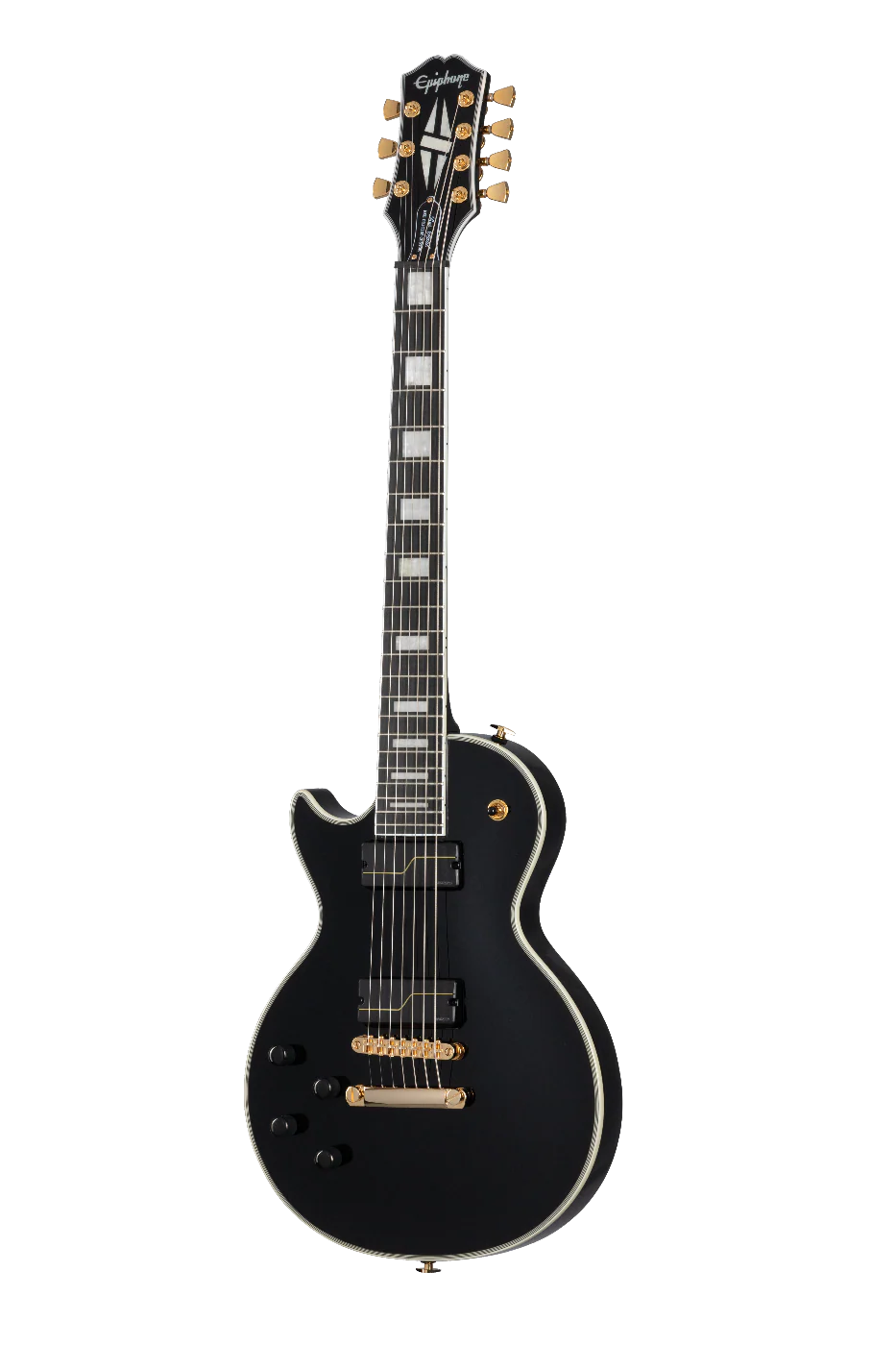Epiphone Matt Heafy 7-String Electric Guitar Ebony Left Handed with Case - Image 2