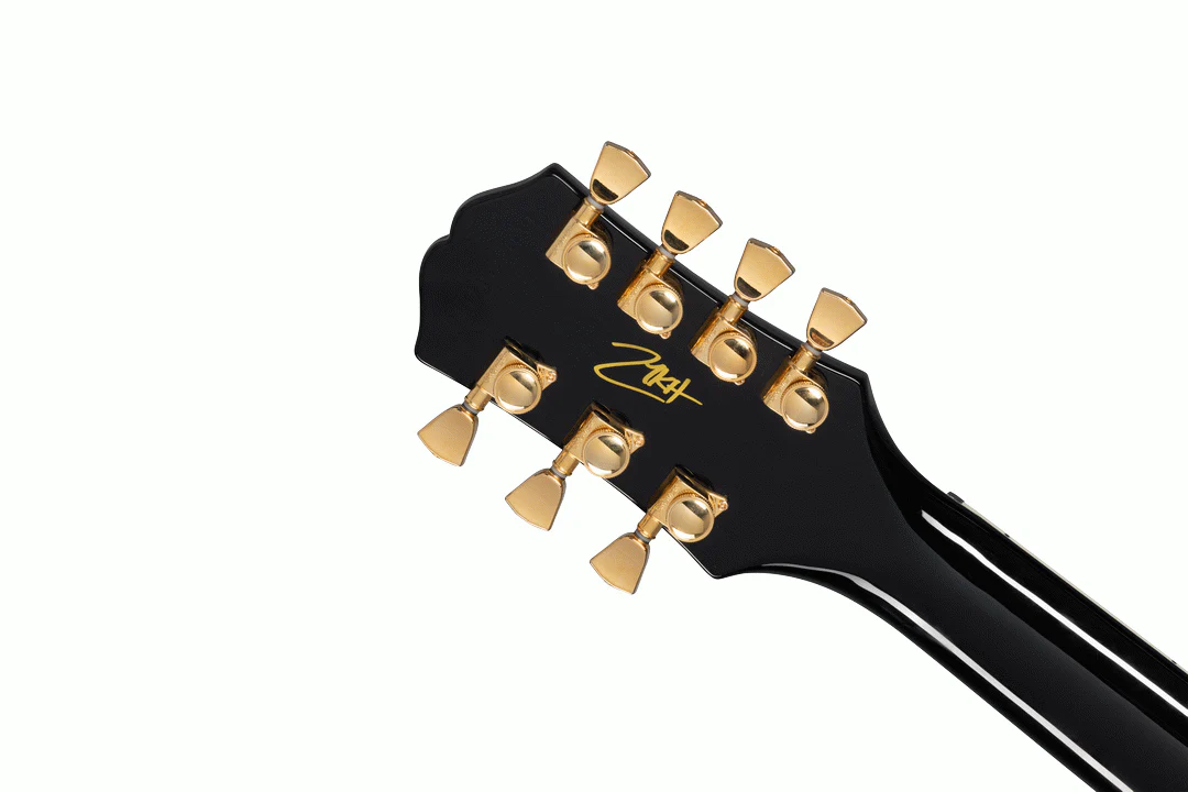 Epiphone Matt Heafy LP Custom 7-String Electric Guitar Ebony with Case - Image 11