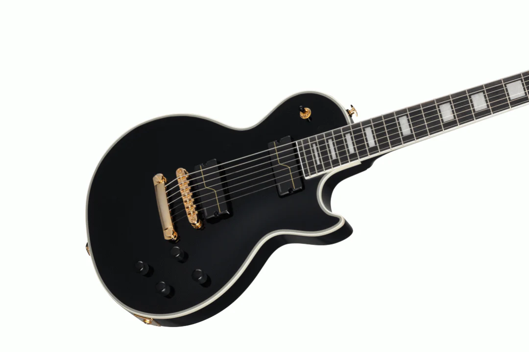 Epiphone Matt Heafy LP Custom 7-String Electric Guitar Ebony with Case - Image 4