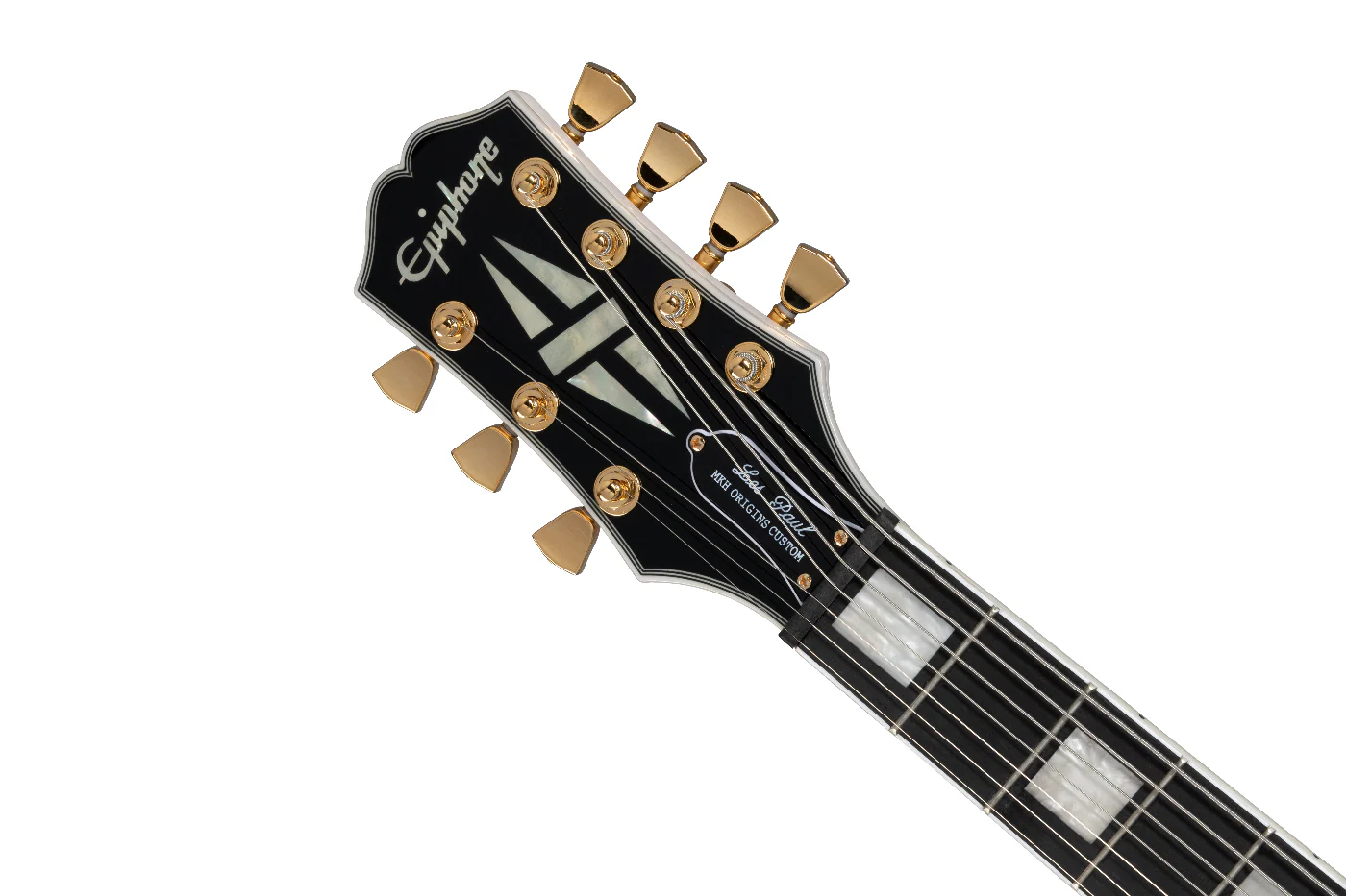 Epiphone Matt Heafy LP Custom 7-String Electric Guitar White Left-Handed with Case - Image 7