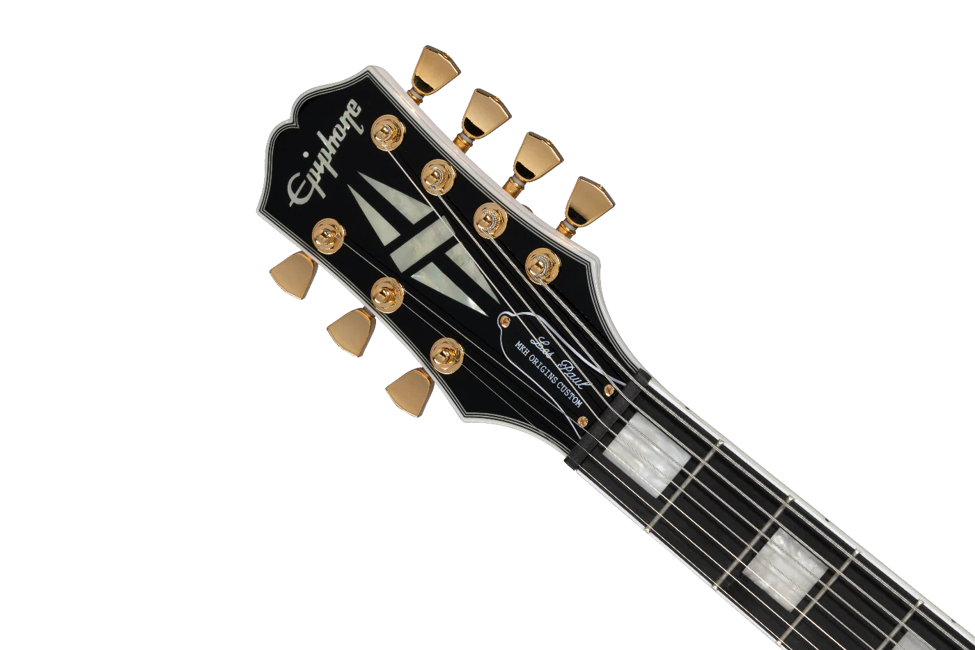 Epiphone Matt Heafy LP Custom 7-String Electric Guitar White Left-Handed with Case - Image 8