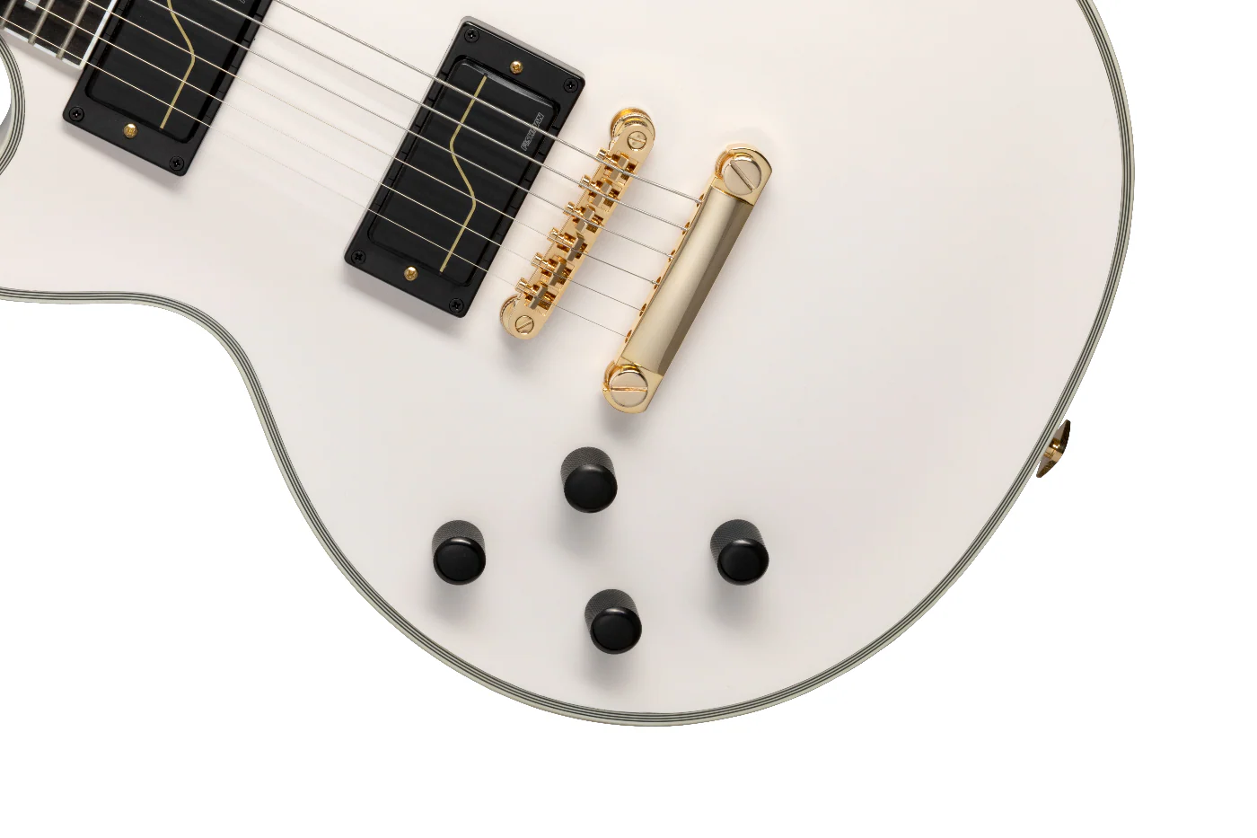 Epiphone Matt Heafy LP Custom Electric Guitar White Left Handed with Case - Image 7