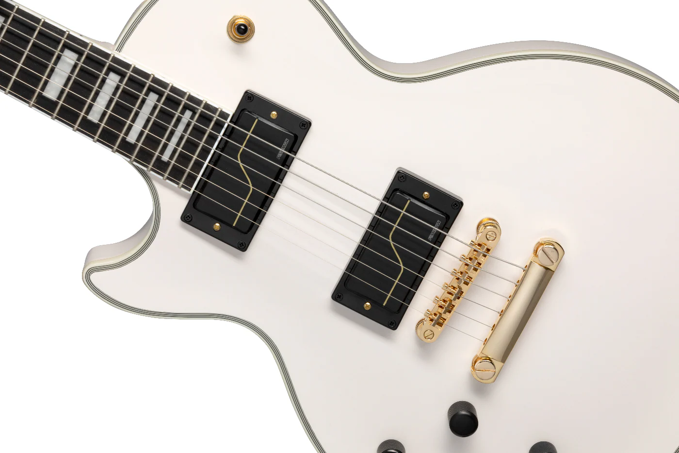 Epiphone Matt Heafy LP Custom Electric Guitar White Left Handed with Case - Image 8