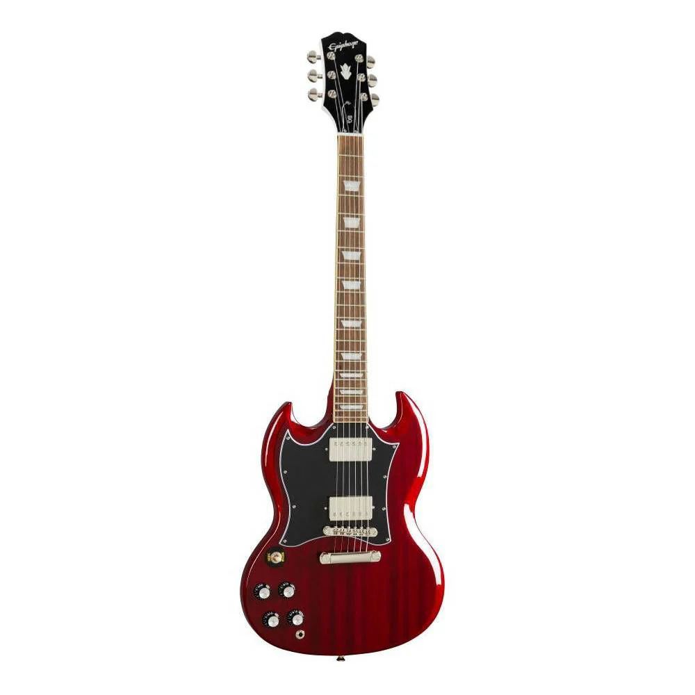 Epiphone SG Standard Left-Handed Electric Guitar in Cherry Red - Image 6