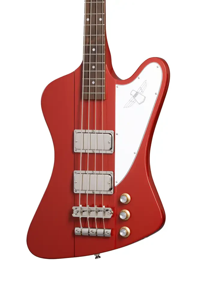 Epiphone Thunderbird 64 Bass Guitar in Ember Red with Gig Bag (EOL) - Image 3