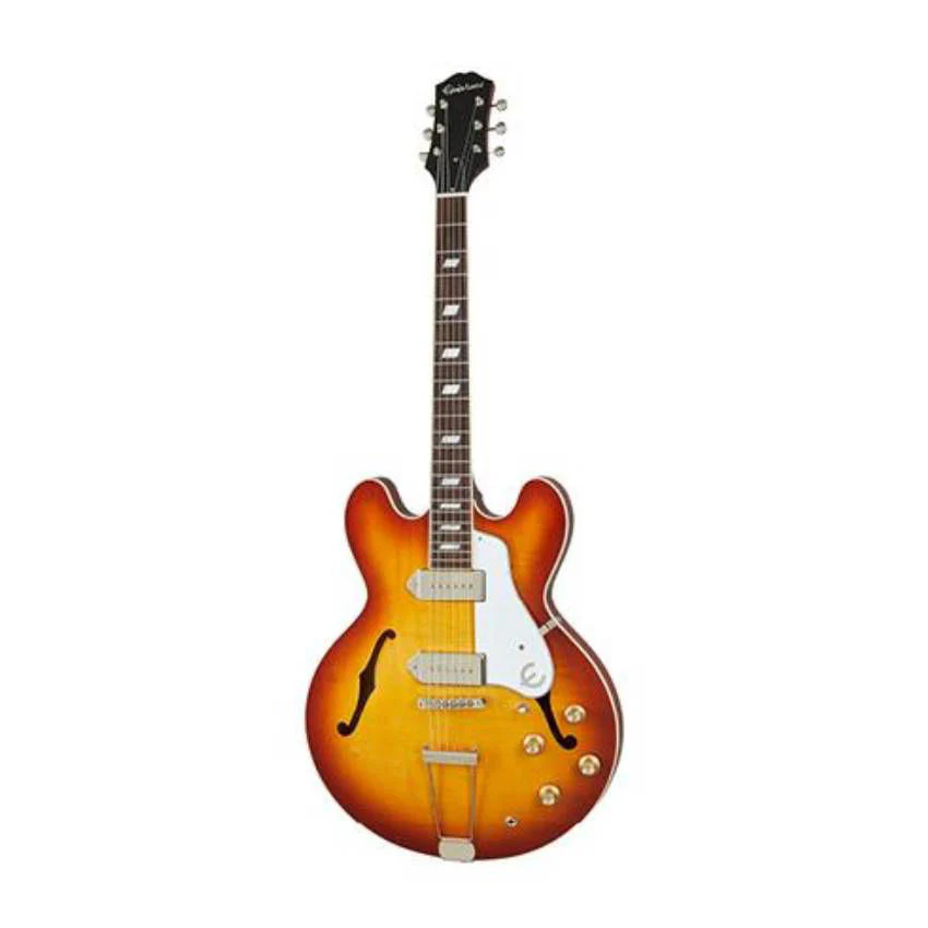 Epiphone USA Casino Hollow Body Electric Guitar in Royal Tan - Image 4