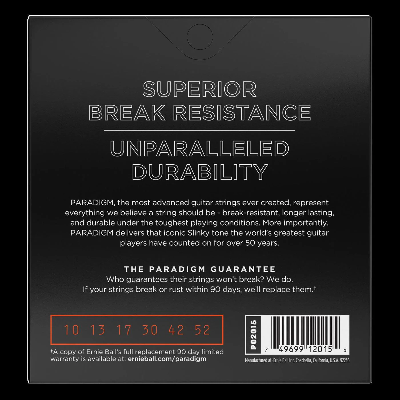 Ernie Ball 2015 Paradigm Skinny Top Heavy Bottom Slinky Electric Guitar Strings - Image 2