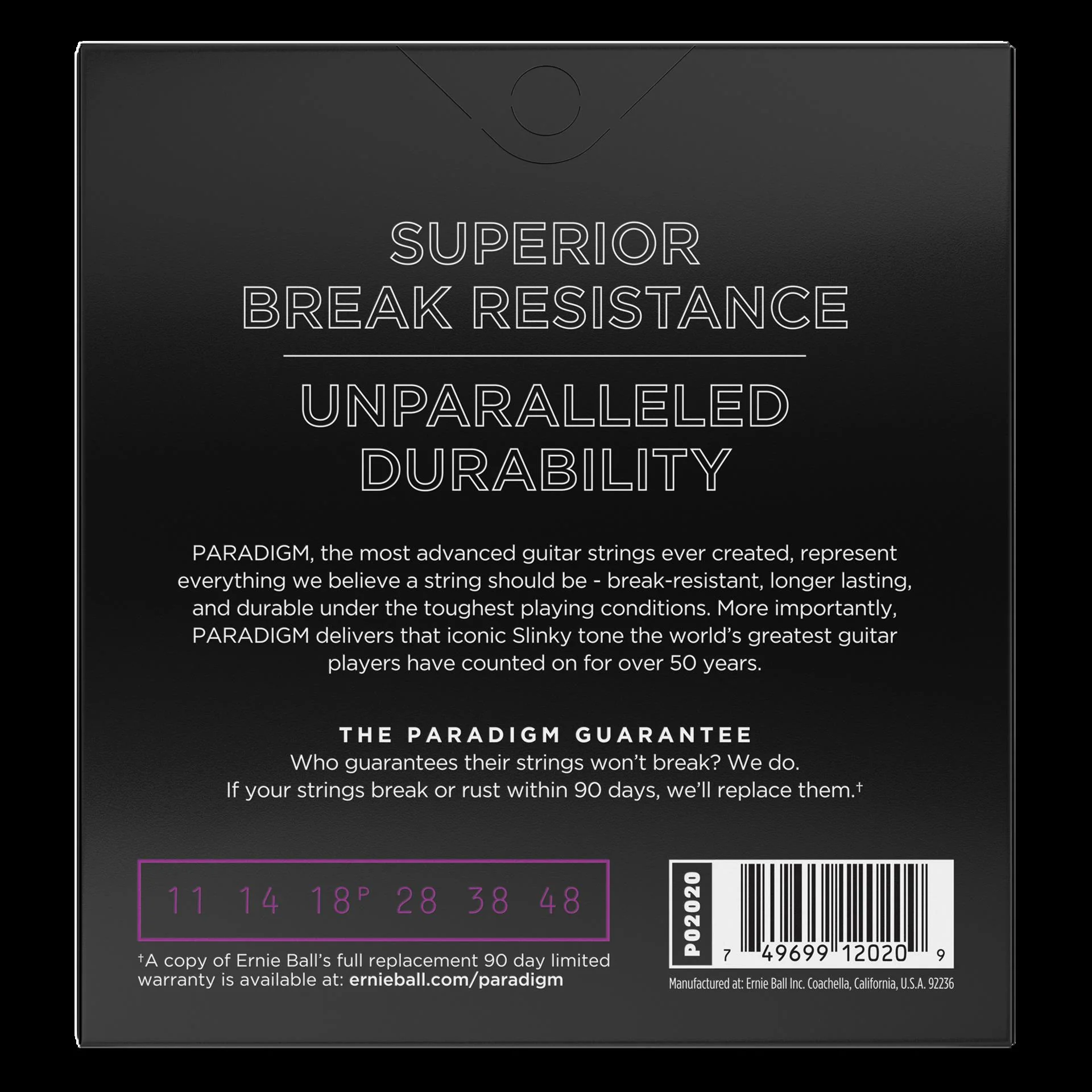 Ernie Ball 2020 Paradigm Power Slinky Electric Guitar Strings - Image 3
