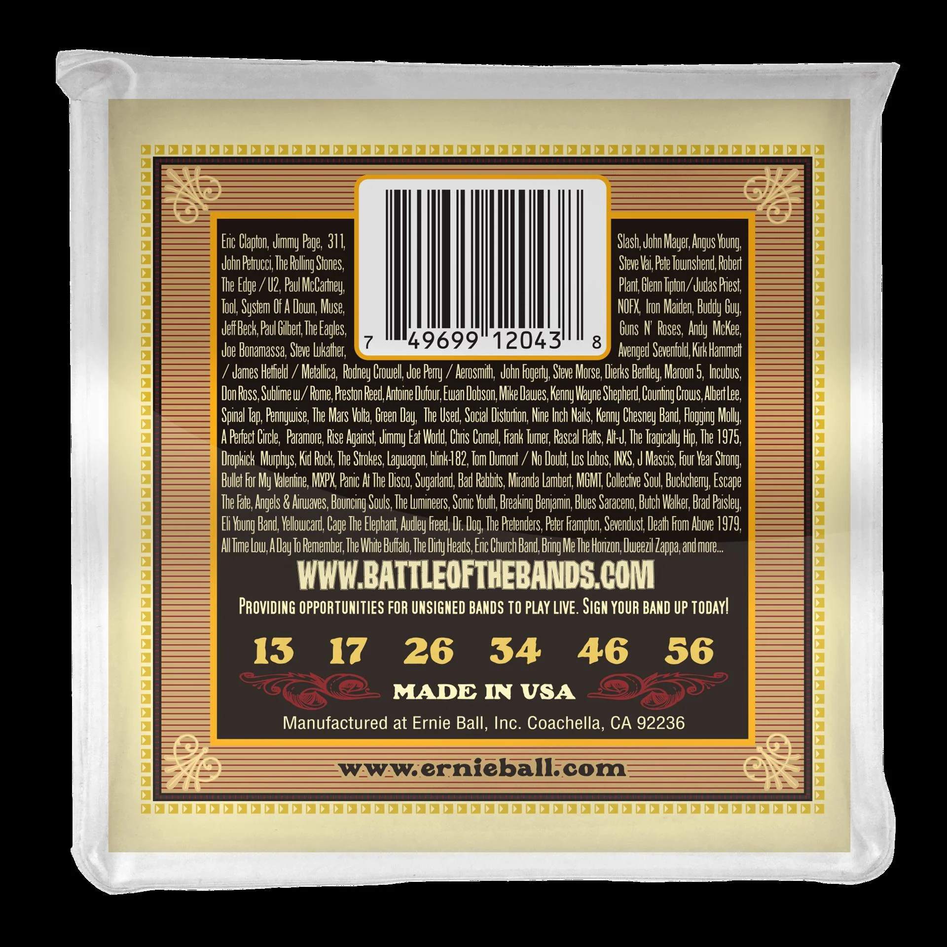 Ernie Ball 2043 Earthwood Silk & Steel Regular 80 20 Bronze Acoustic Guitar Strings - Image 4