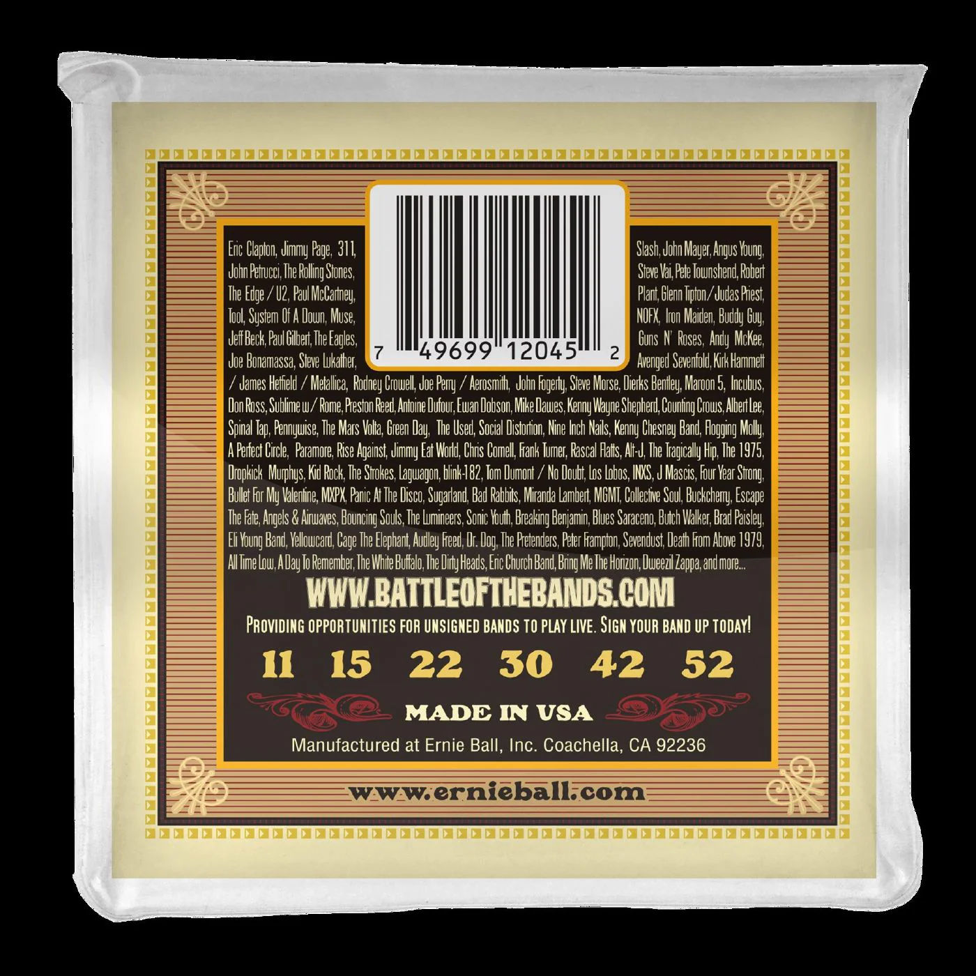 Ernie Ball 2045 Earthwood Silk & Steel Soft 80 20 Bronze Acoustic Guitar Strings - Image 2