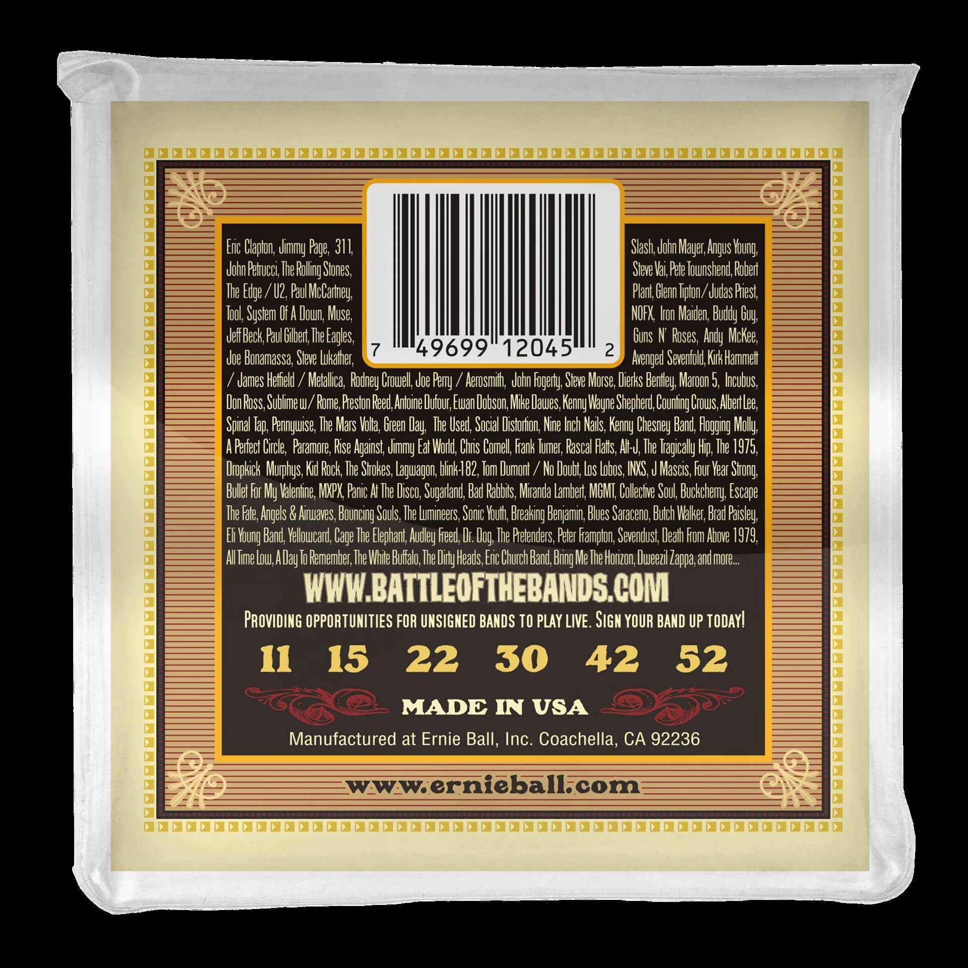 Ernie Ball 2045 Earthwood Silk & Steel Soft 80 20 Bronze Acoustic Guitar Strings - Image 3