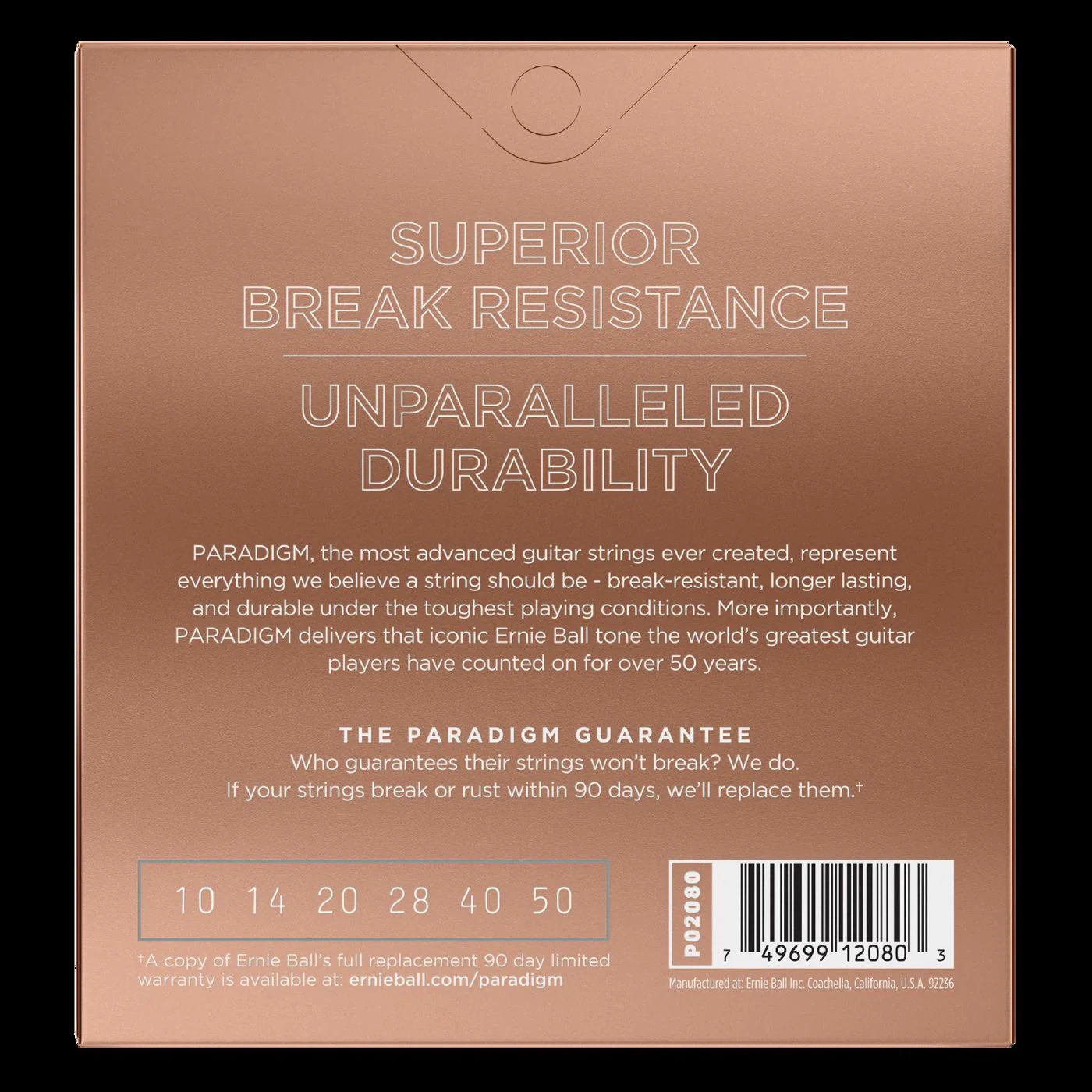 Ernie Ball 2080 Paradigm Extra Light Phosphor Bronze Acoustic Guitar Strings - Image 2