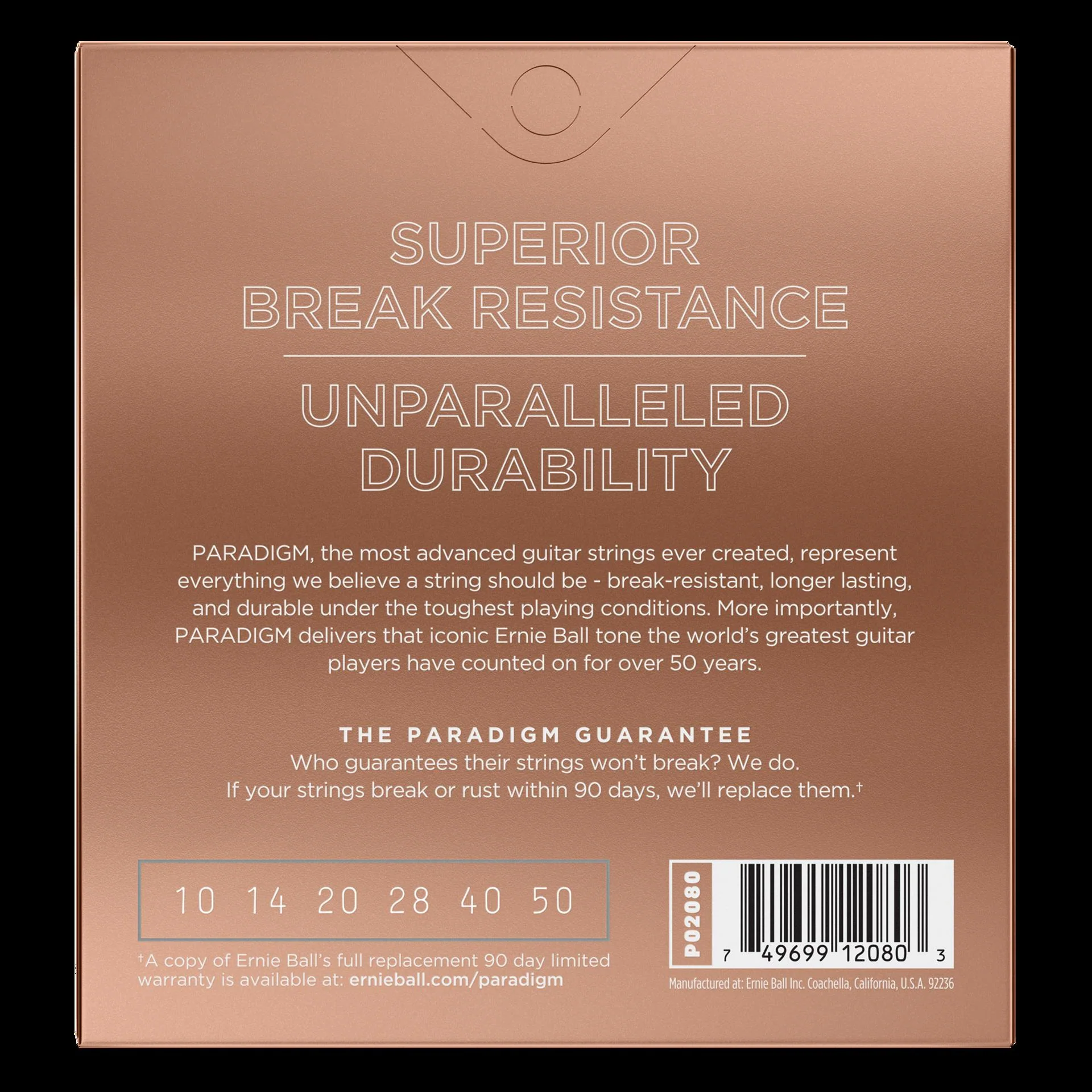 Ernie Ball 2080 Paradigm Extra Light Phosphor Bronze Acoustic Guitar Strings - Image 3