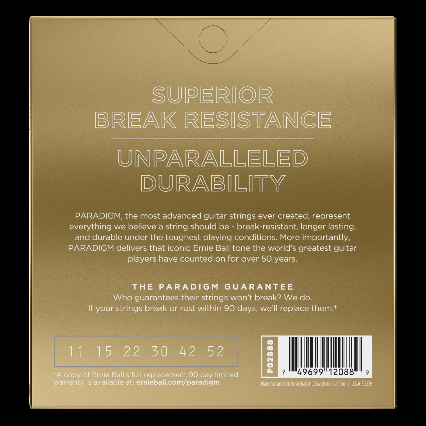 Ernie Ball 2088 Paradigm Light 80 20 Bronze Acoustic Guitar Strings - Image 2