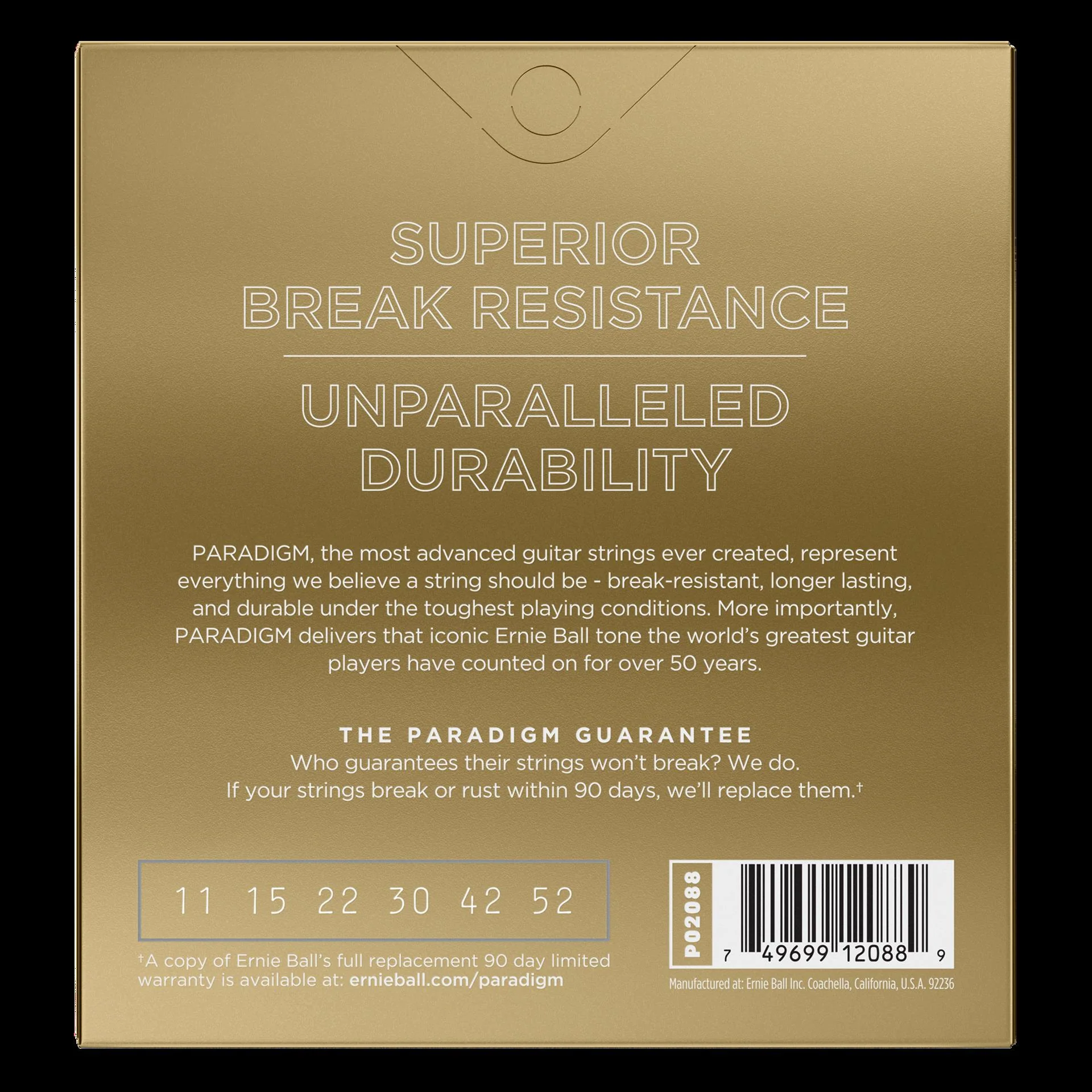 Ernie Ball 2088 Paradigm Light 80 20 Bronze Acoustic Guitar Strings - Image 3
