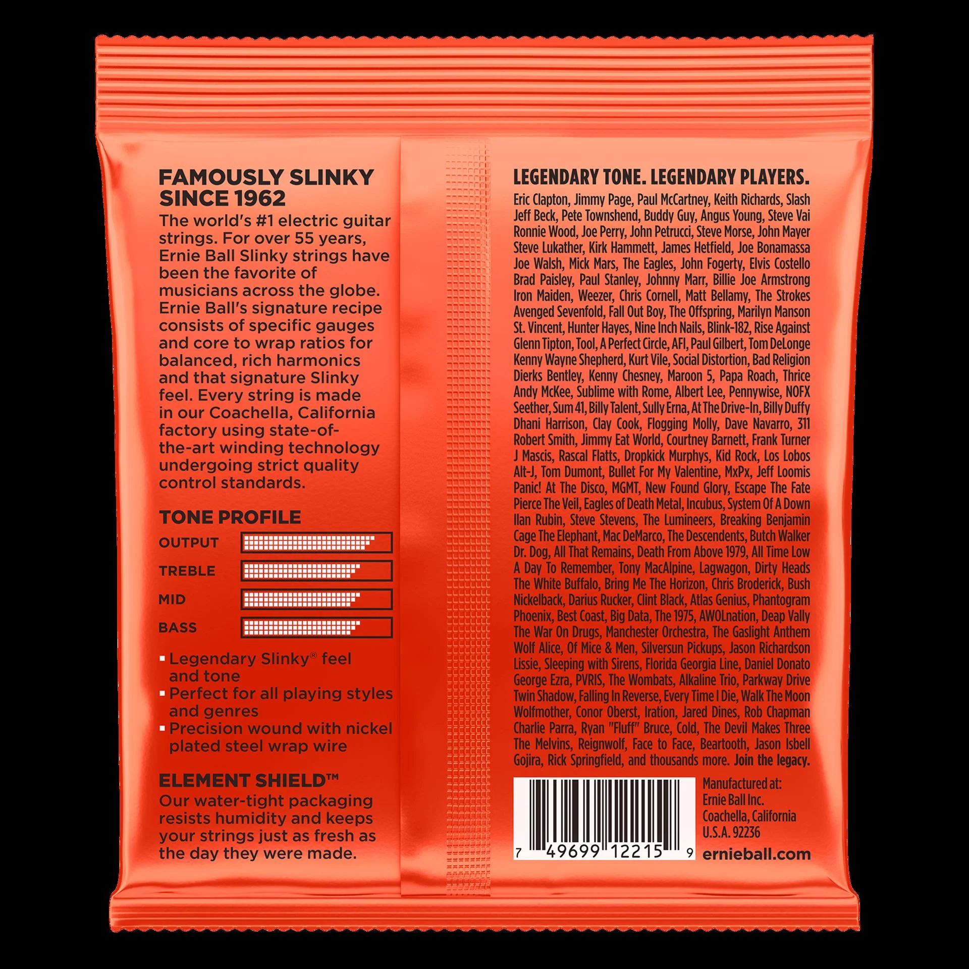 Ernie Ball 2215 Skinny Top Heavy Bottom Slinky Nickel Wound Electric Guitar Strings - Image 3