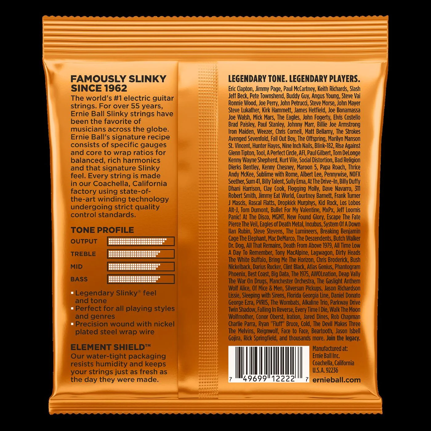 Ernie Ball 2222 Hybrid Slinky Nickel Wound Electric Guitar Strings - Image 2