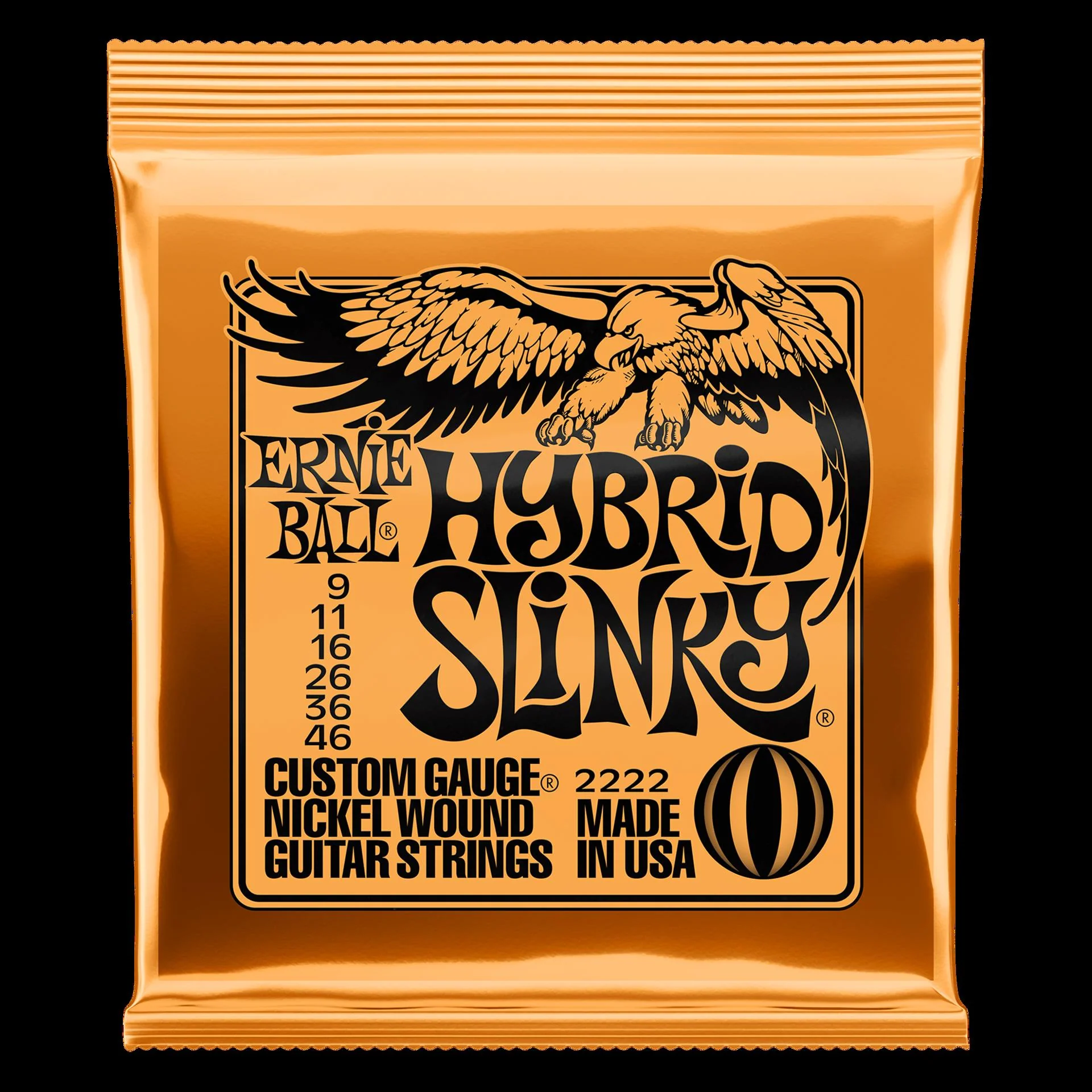 Ernie Ball 2222 Hybrid Slinky Nickel Wound Electric Guitar Strings - Image 4