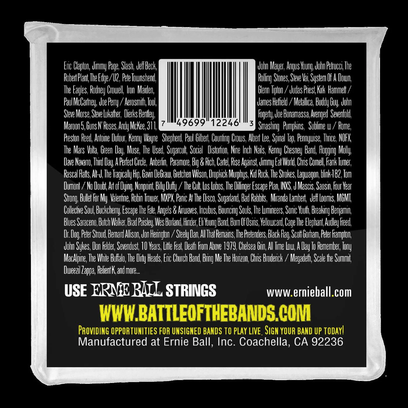 Ernie Ball 2246 Regular Slinky Stainless Steel Wound Electric Guitar Strings - Image 2