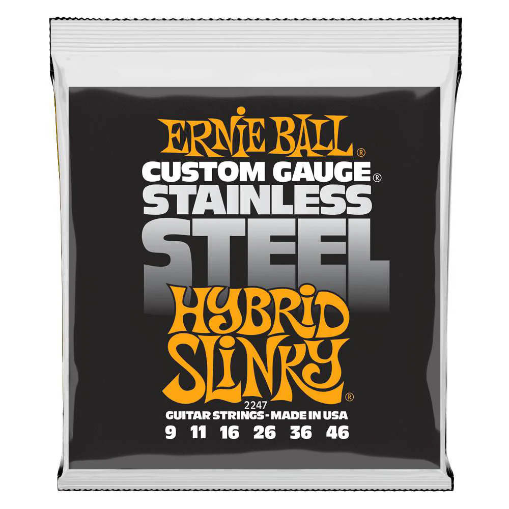 Ernie Ball 2247 09 - 46 Hybrid Slinky Stainless Steel Wound Electric Guitar Strings - Image 2
