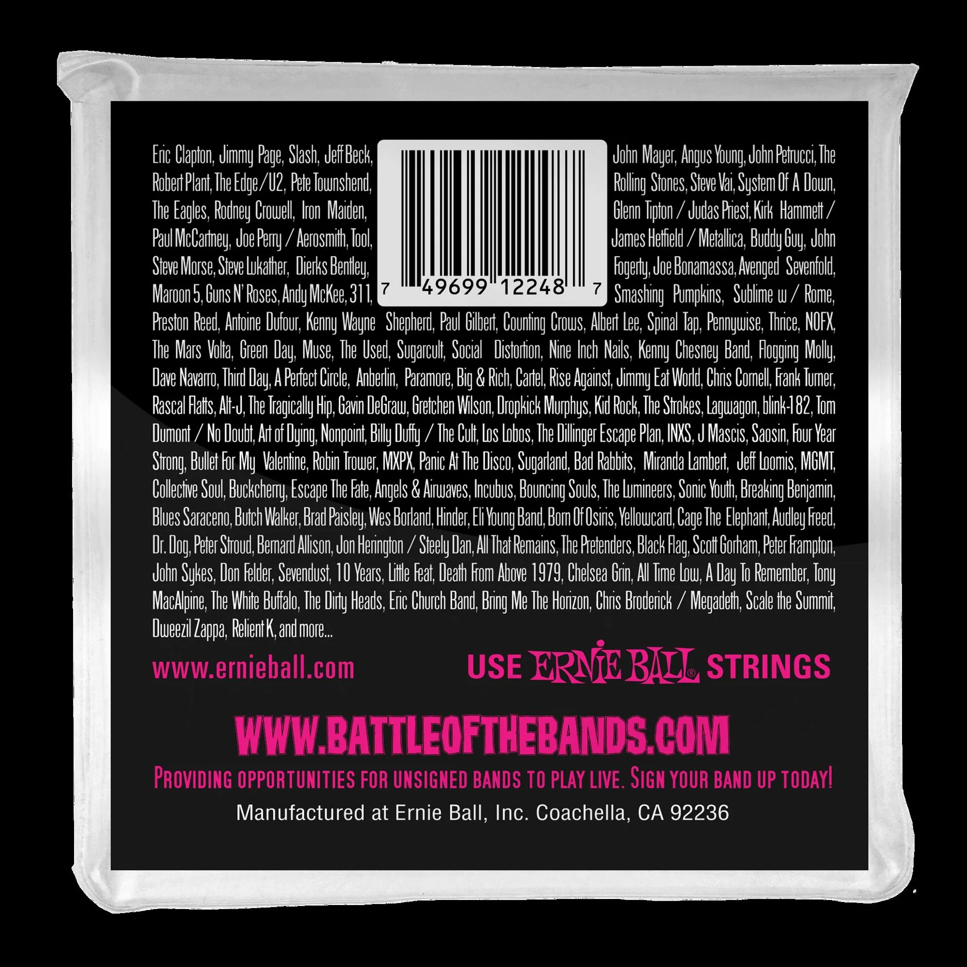 Ernie Ball 2248 Super Slinky Stainless Steel Wound Electric Guitar Strings - Image 4