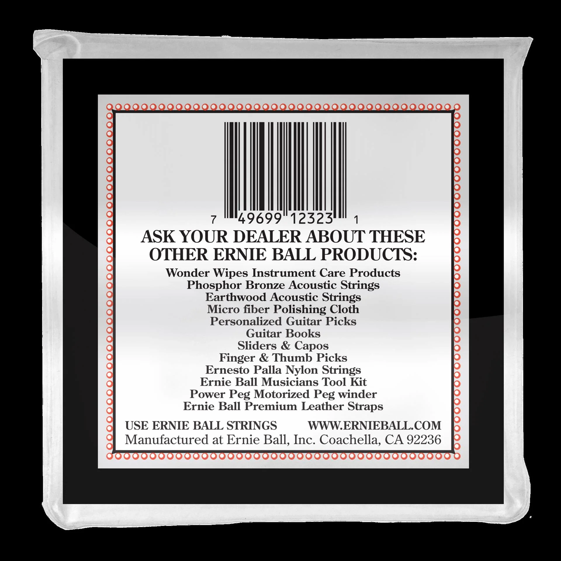 Ernie Ball 2323 Light Loop End Stainless Steel Mandolin Guitar Strings - Image 4
