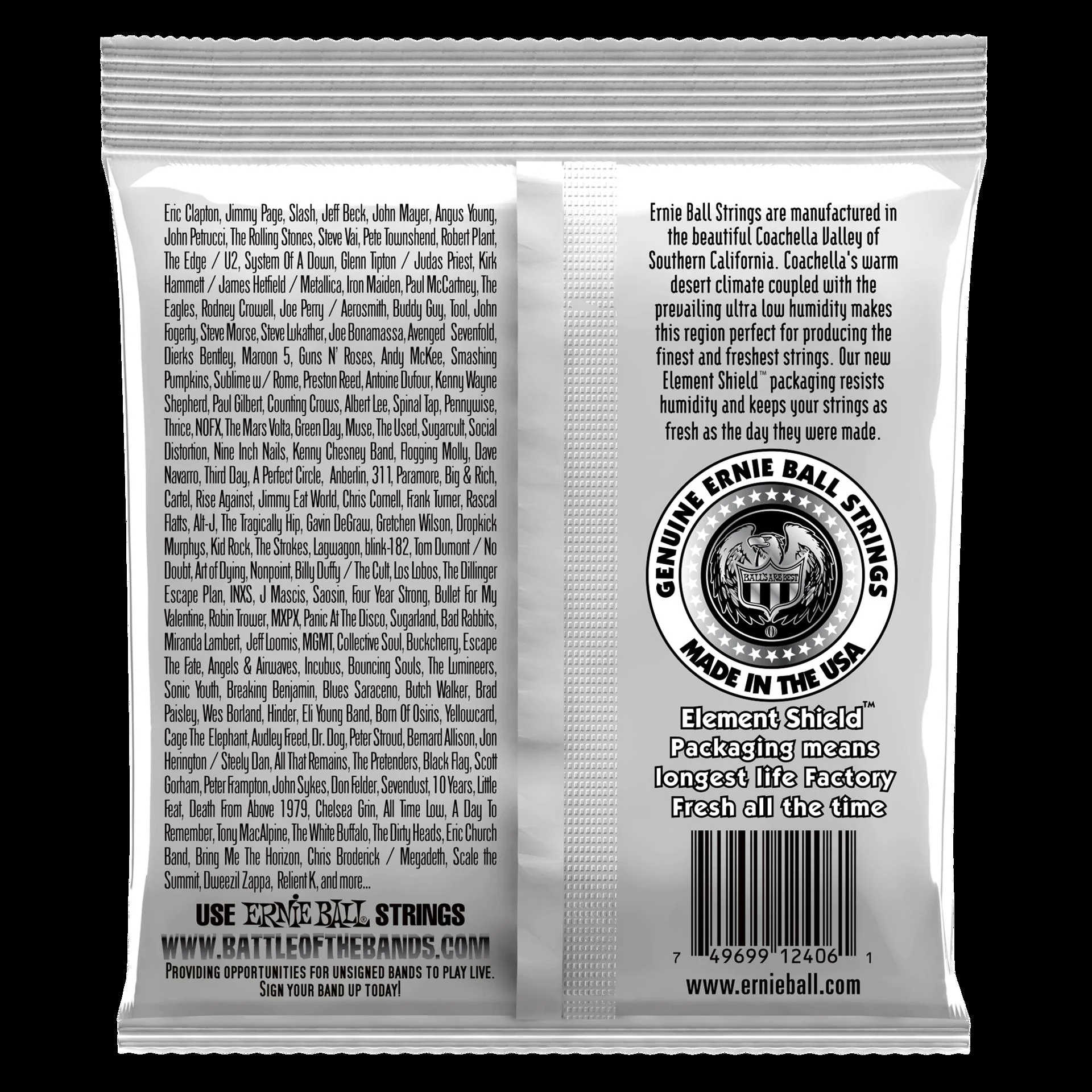 Ernie Ball 2406 Ernesto Palla Black & Silver Nylon Classical Guitar Strings - Image 3