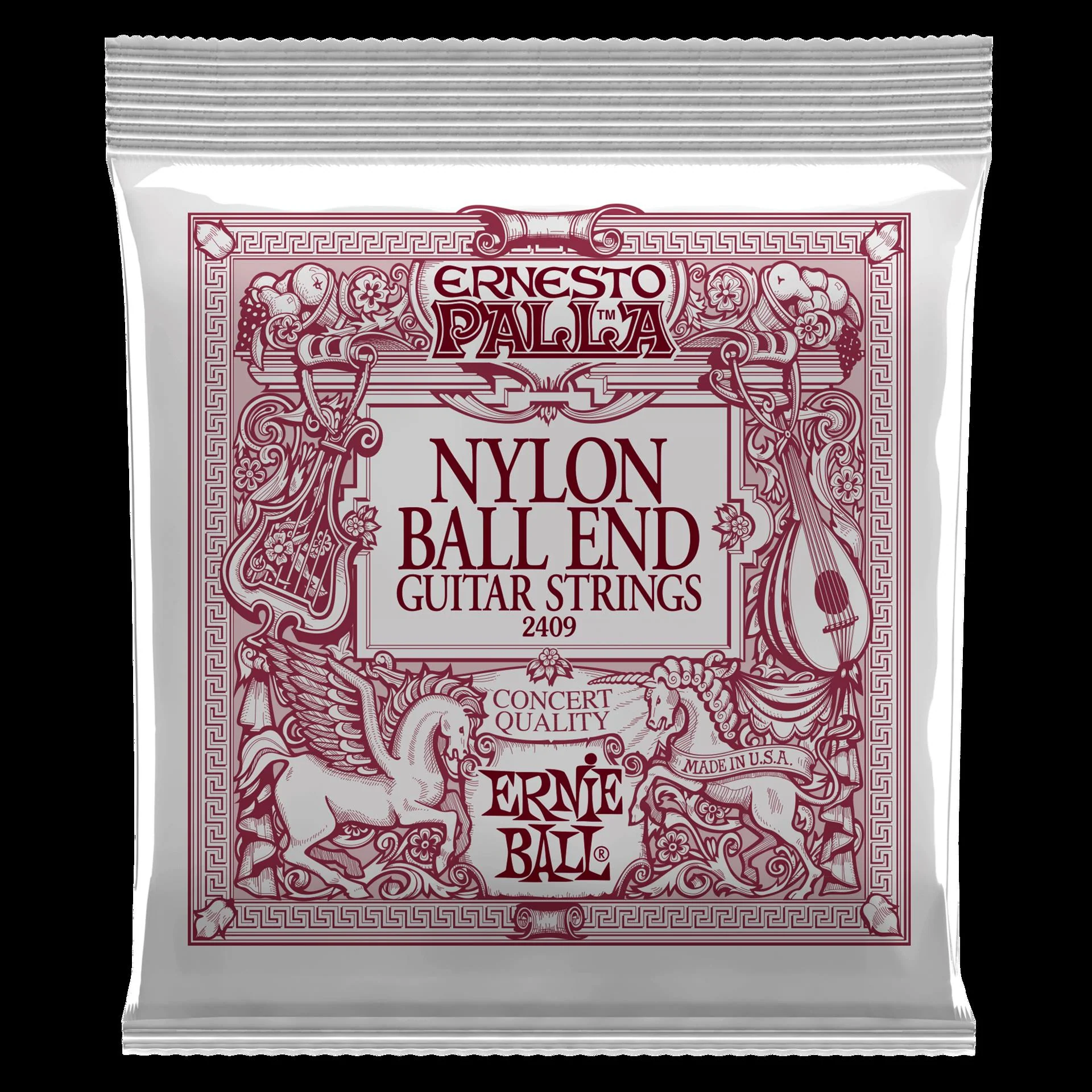 Ernie Ball 2409 Ernesto Palla Black Nylon Gold Ball End Classical Guitar Strings - Image 3