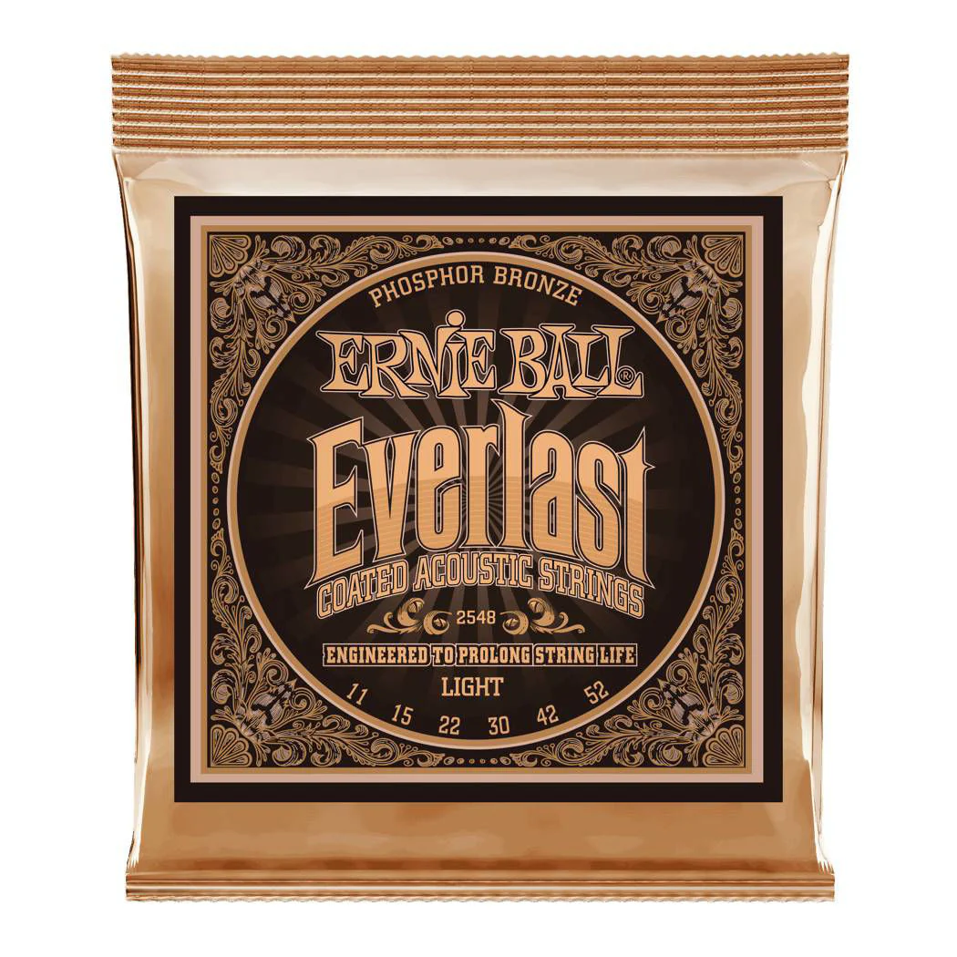 Ernie Ball 2548 Everlast Light Coated Phosphor Bronze Acoustic Guitar Strings - Image 2