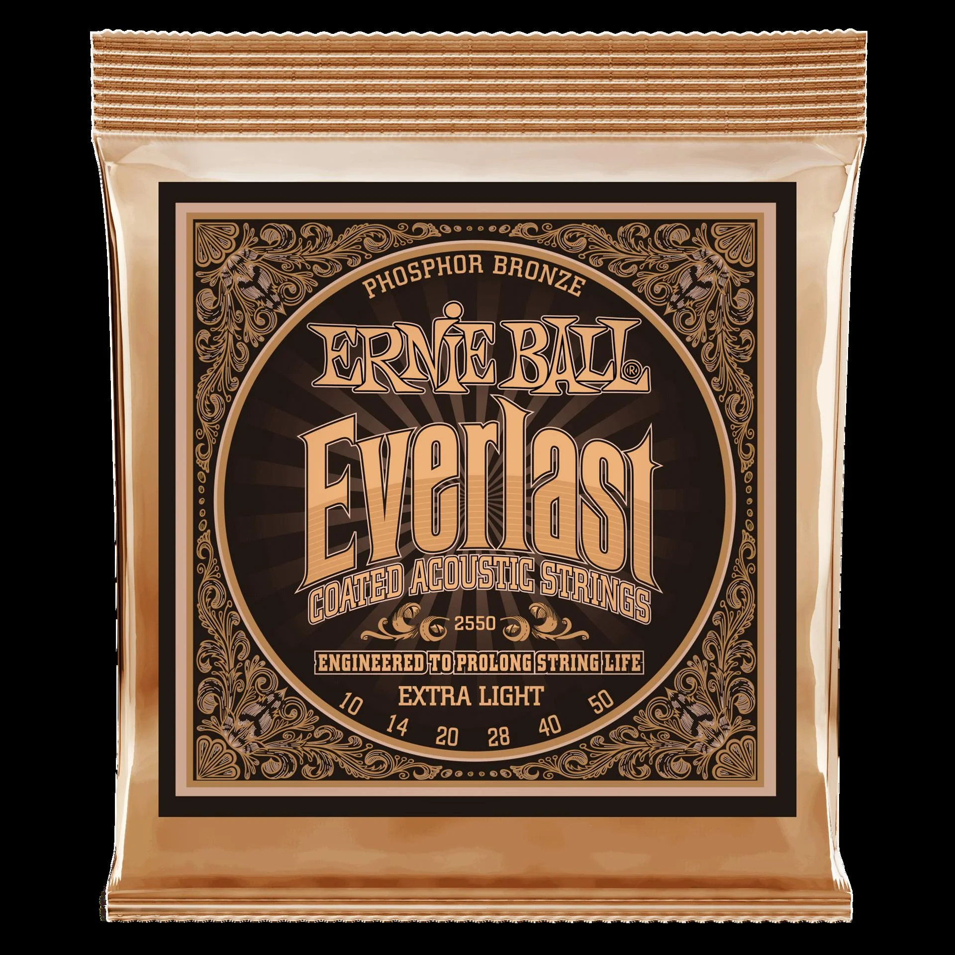 Ernie Ball 2550 Everlast Extra Light Coated Phosphor Bronze Acoustic Guitar Strings - Image 4