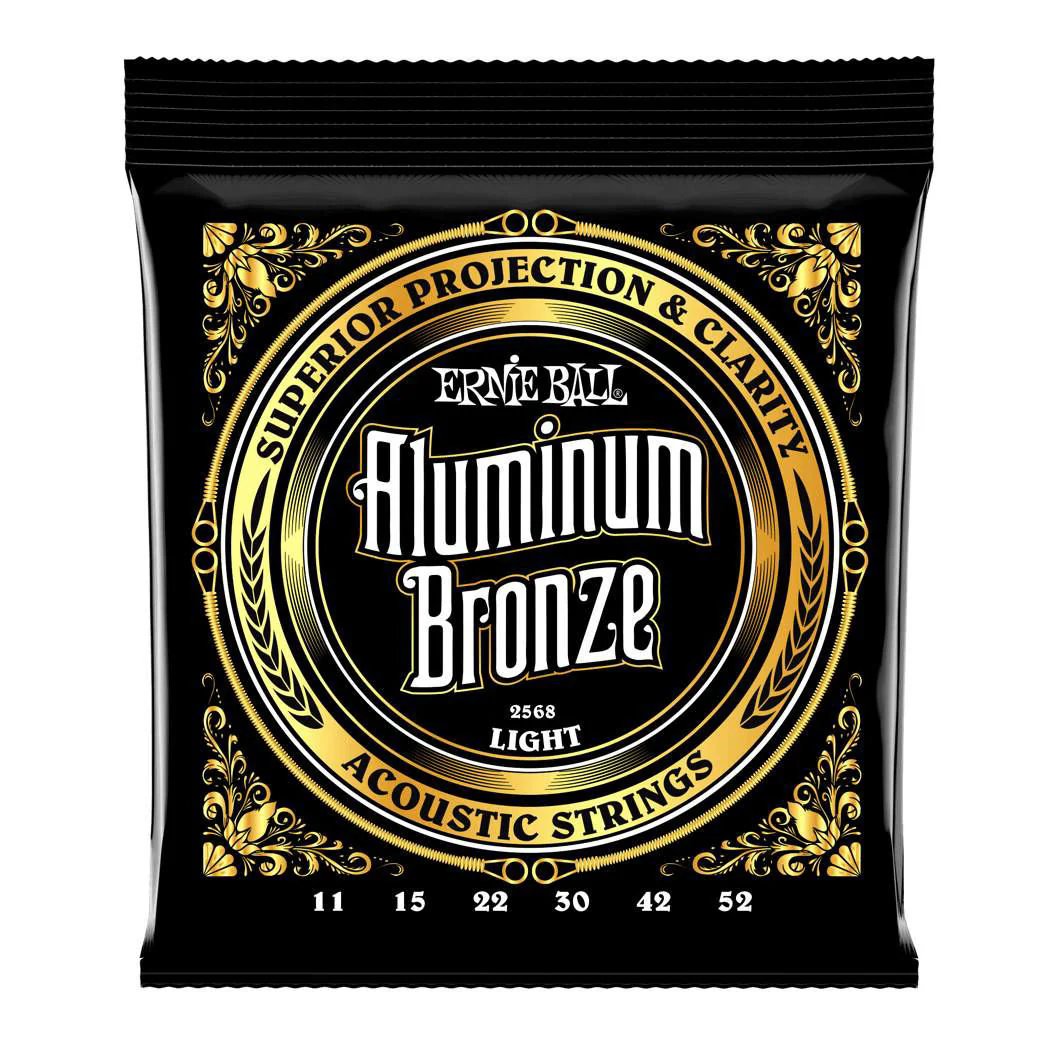 Ernie Ball 2568 11-52 Light Aluminum Bronze Acoustic Guitar Strings - Image 2