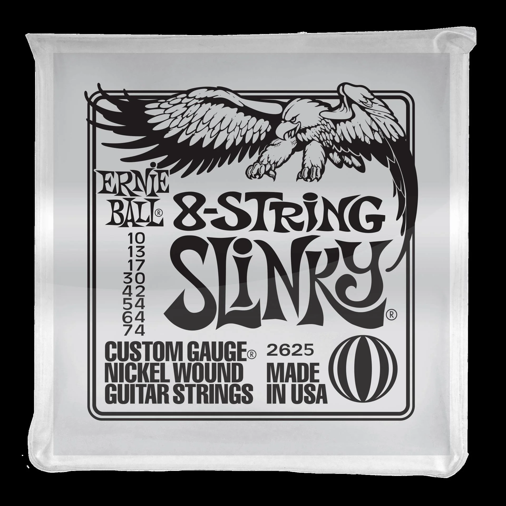 Ernie Ball 2625 Slinky 8-String Nickel Wound Electric Guitar Strings - Image 3