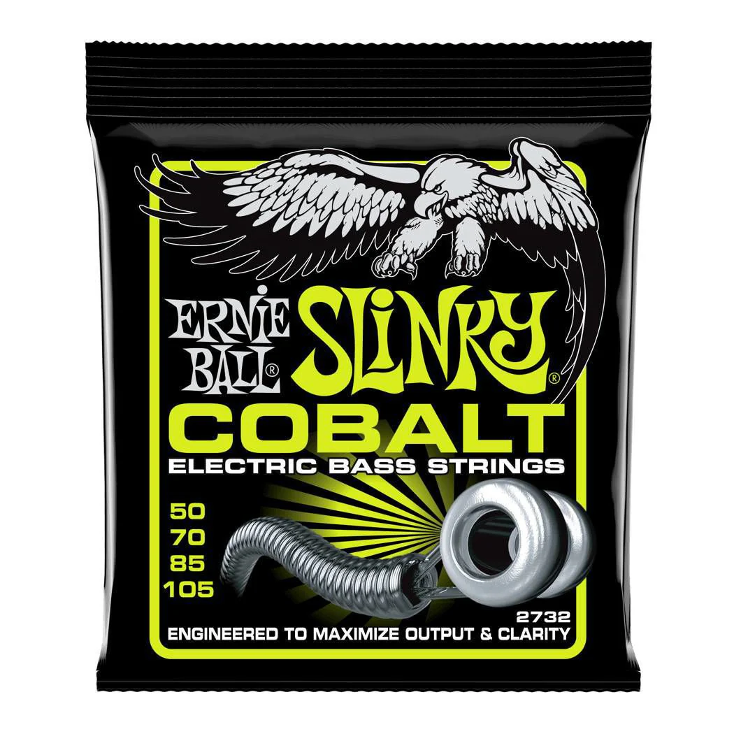 Ernie Ball 2732 50-105 Regular Slinky Cobalt Electric Bass Guitar Strings