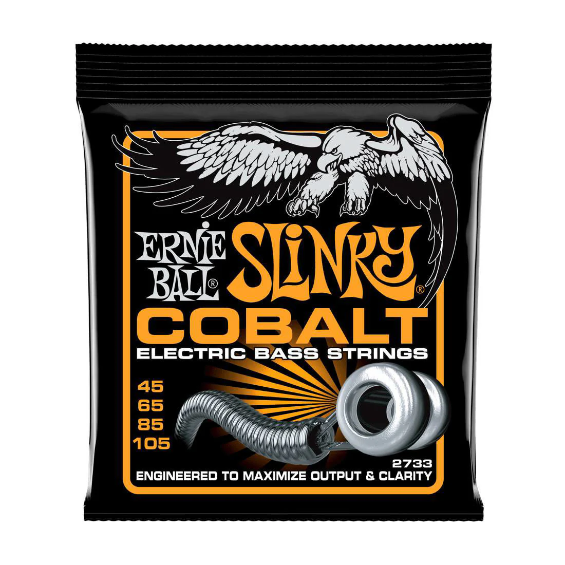 Ernie Ball 2733 Hybrid Slinky Cobalt Electric Bass Guitar Strings - Image 2